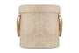 Rohia Laundry Basket - Natural & Cream-Trade nkuku