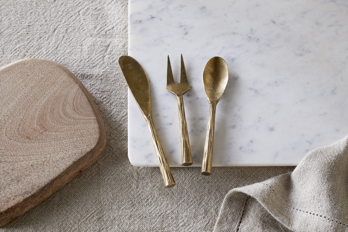 Roda Serving Set - Antique Brass (Set of 3)