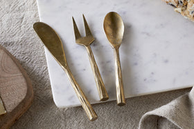 Roda Serving Set - Antique Brass (Set of 3)
