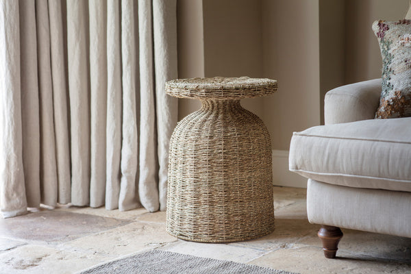 Rampura Rattan Side Table - Natural