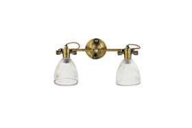 Rarni Recycled Glass Double Wall Light