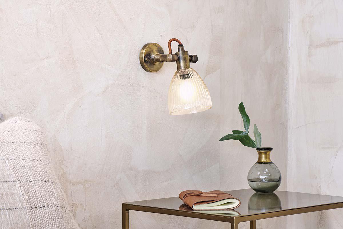 Rarni Recycled Glass Single Wall Light