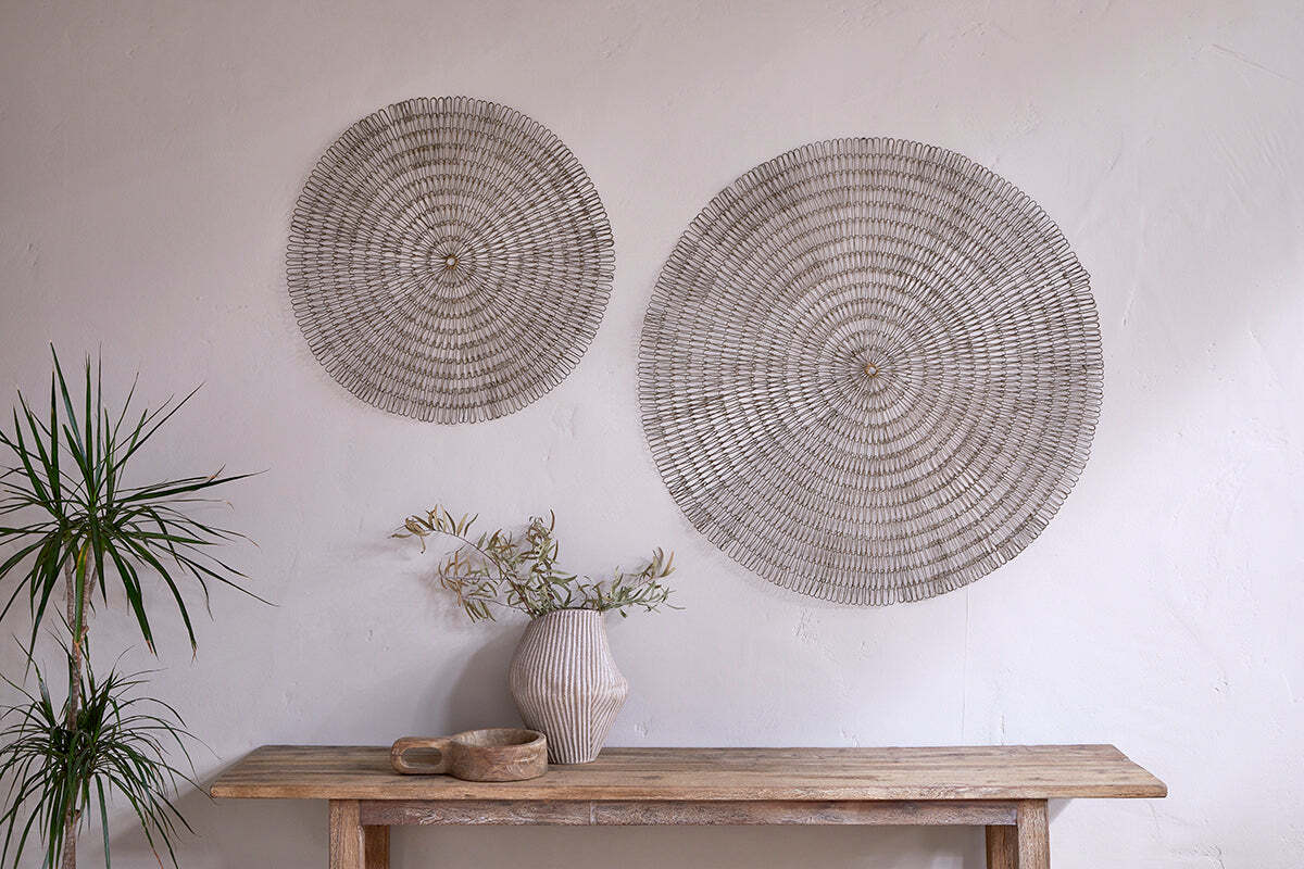 Rayan Wire Wall Art - Antique Brass