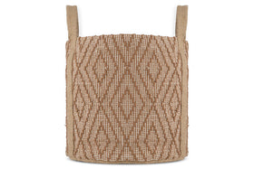 Renu Jute Basket - Rust & Natural