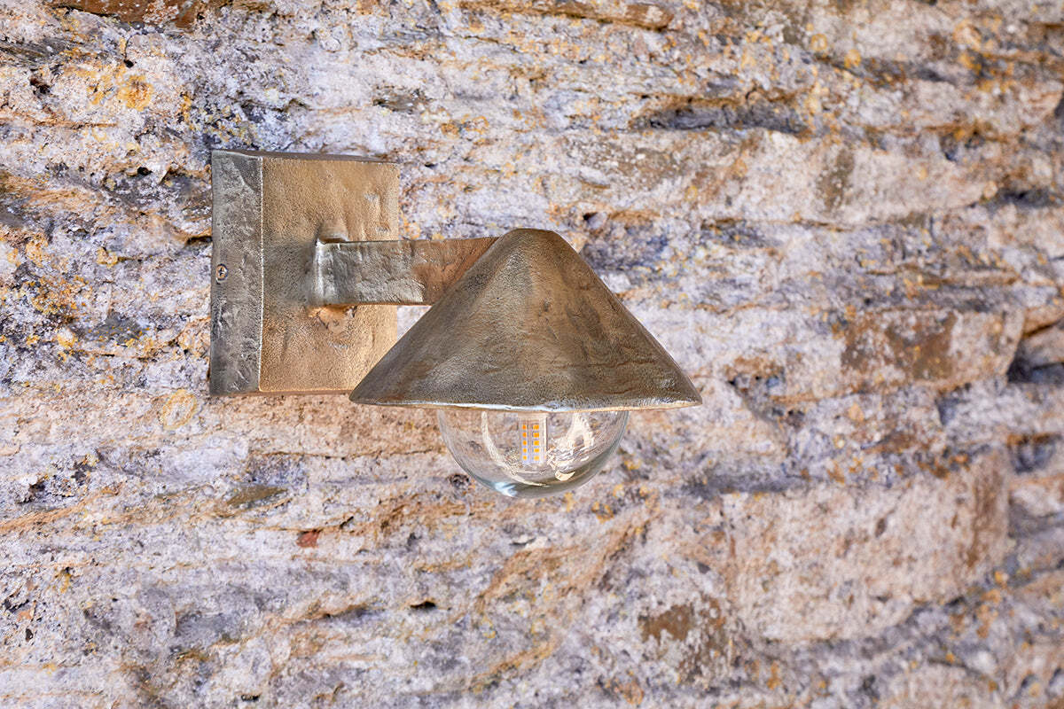 Rhya Outdoor Wall Lamp - Antique Brass