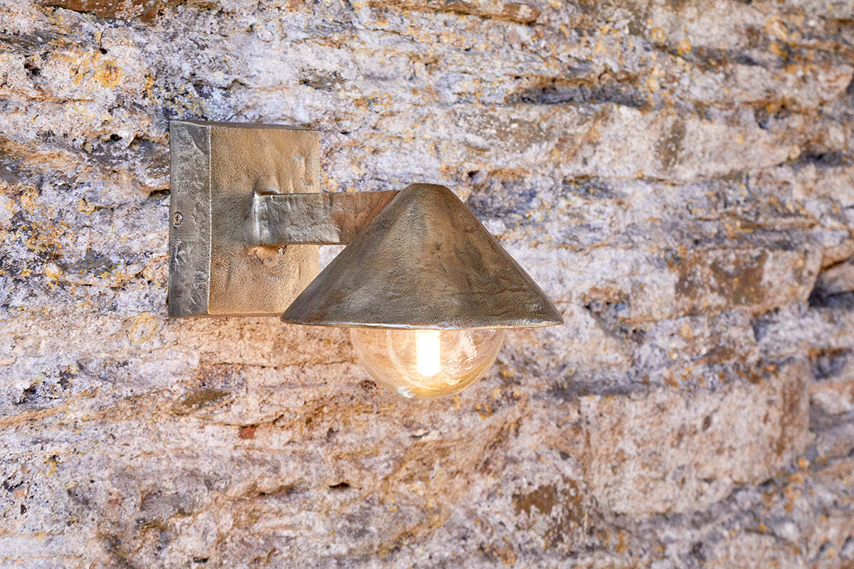 Rhya Outdoor Wall Lamp - Antique Brass
