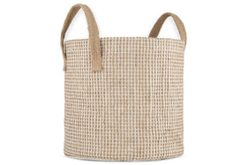Rohia Basket - Natural & Cream