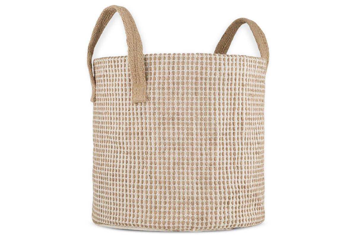 Rohia Basket - Natural & Cream