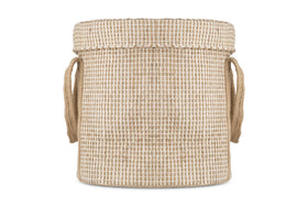 Rohia Laundry Basket - Natural & Cream