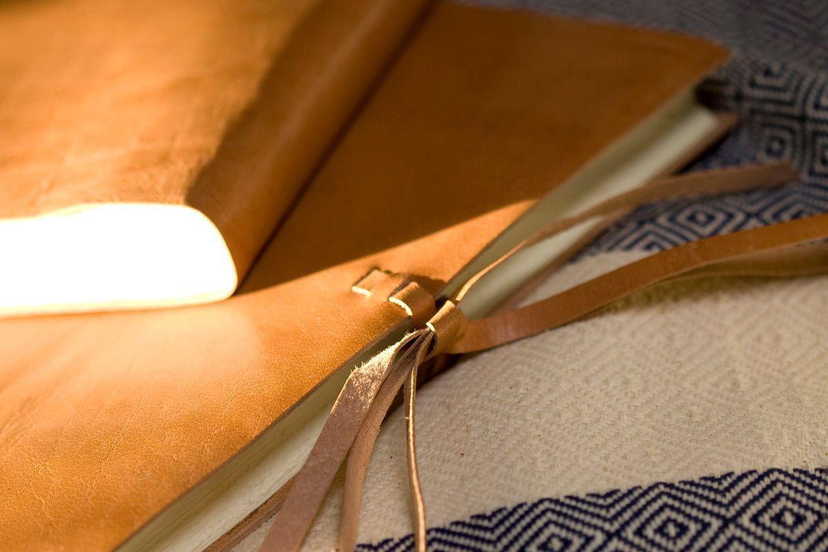 Rustic Leather Photo Album