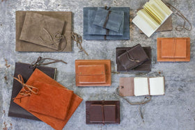 Rustic Leather Photo Album