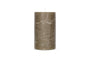 Rustic Soy Blend Pillar Candle - Olive Green - Large