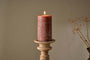 Rustic Soy Blend Pillar Candle - Rust - Large