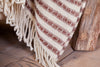 Sanval Wool Throw - Burgundy-Trade nkuku