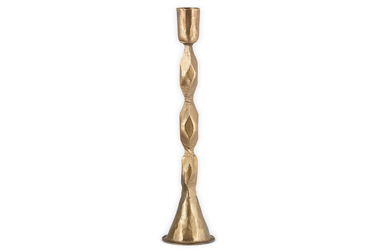 Shani Candlestick - Antique Brass-Trade nkuku