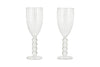 Santosa Champagne Flute - Clear (Set of 2)