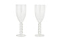 Santosa Champagne Flute - Clear (Set of 2)