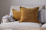 Sela Velvet Cushion Cover - Ochre