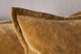 Sela Velvet Cushion Cover - Ochre