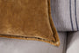 Sela Velvet Cushion Cover - Ochre