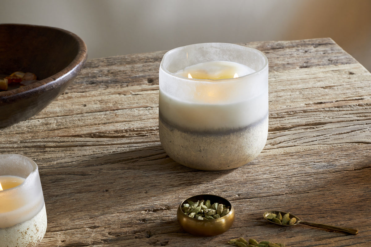 Cardamom & Amber 3 Wick Scented Candle