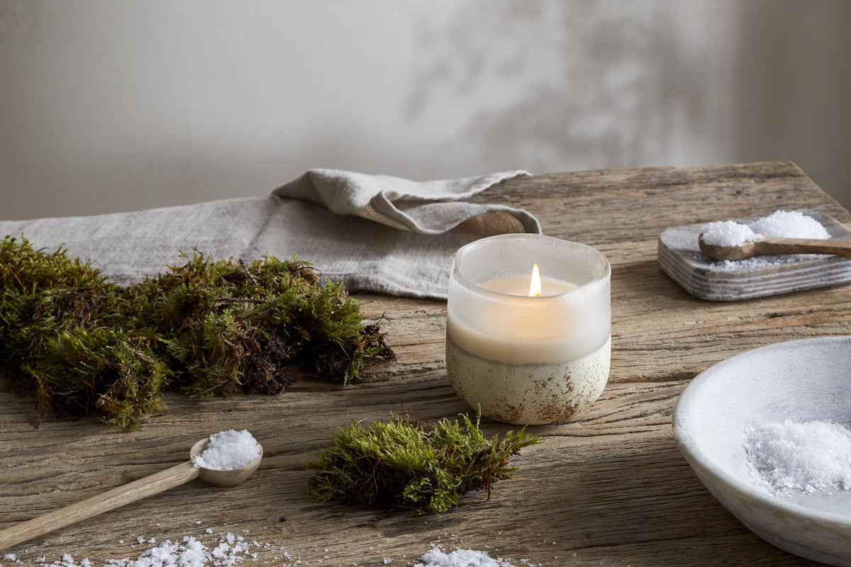 Sea Salt & Moss 1 Wick Scented Candle