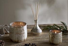 Juniper & Fir 1 Wick Scented Candle - Antique Gold - 1 Wick