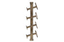 Shray Iron Wine Rack - Antique Brass