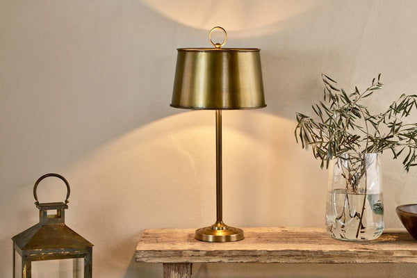 Siwan Table  Lamp - Antique Brass