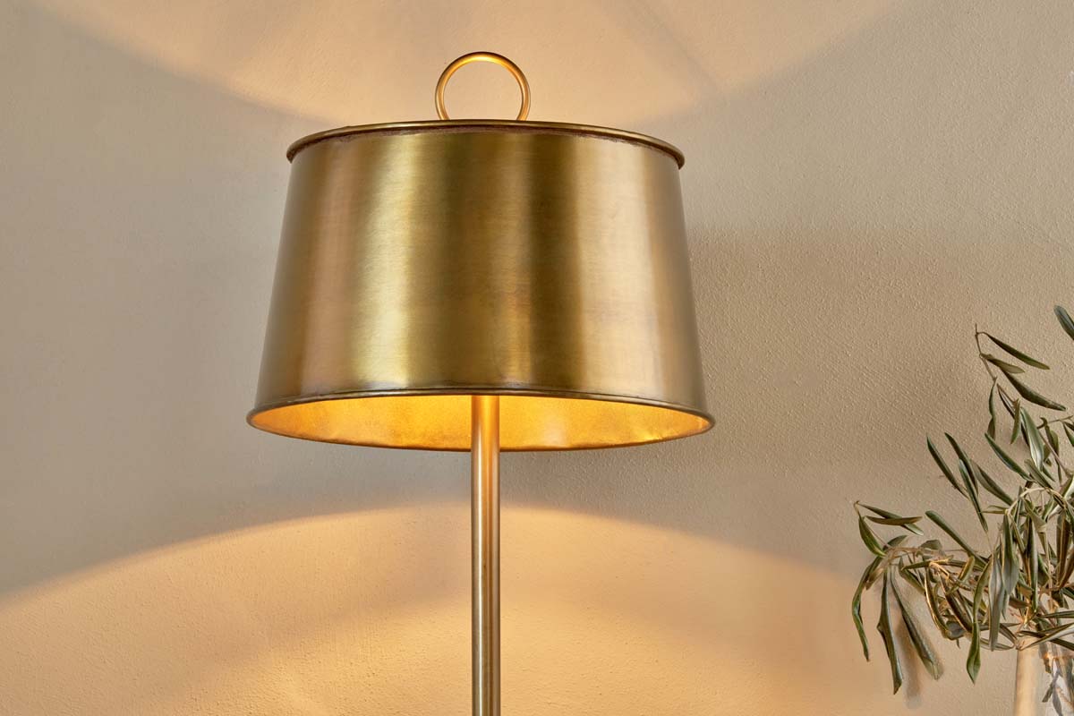 Siwan Table  Lamp - Antique Brass