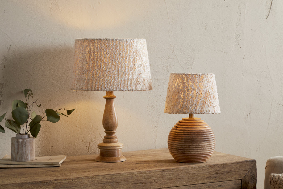 Sakiti Bouclé Lampshade - Off White