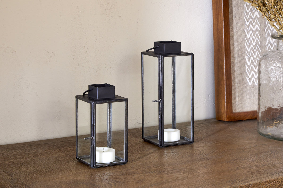 Sia Mini Table Lantern - Black