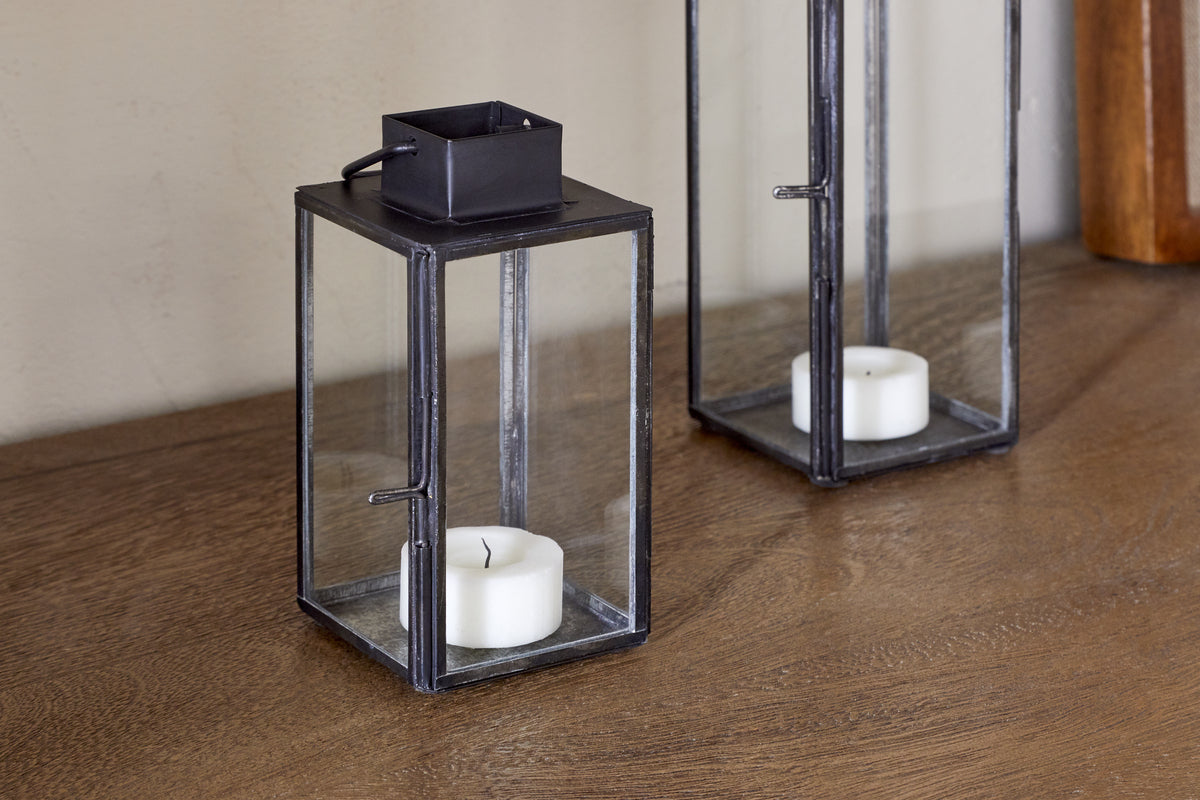 Sia Mini Table Lantern - Black