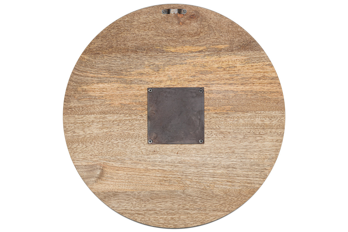 Som Mango Wood Clock - Natural