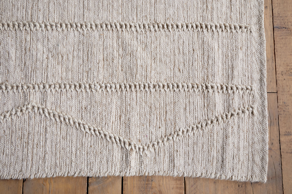 Shanti Wool & Cotton Rug - Natural