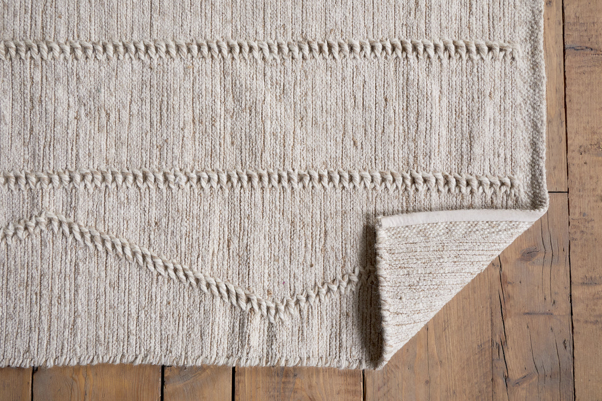 Shanti Wool & Cotton Rug - Natural