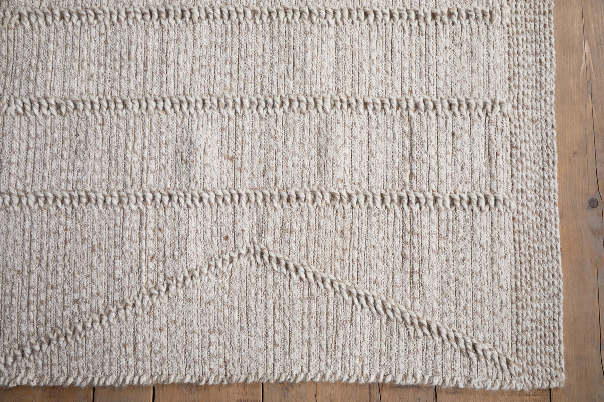 Shanti Wool & Cotton Rug - Natural