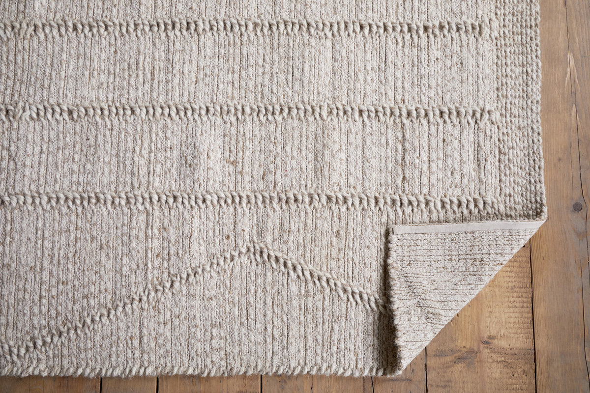 Shanti Wool & Cotton Rug - Natural