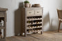 Shanthi Reclaimed Wood Wine Rack - Natural