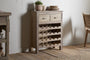 Shanthi Reclaimed Wood Wine Rack - Natural