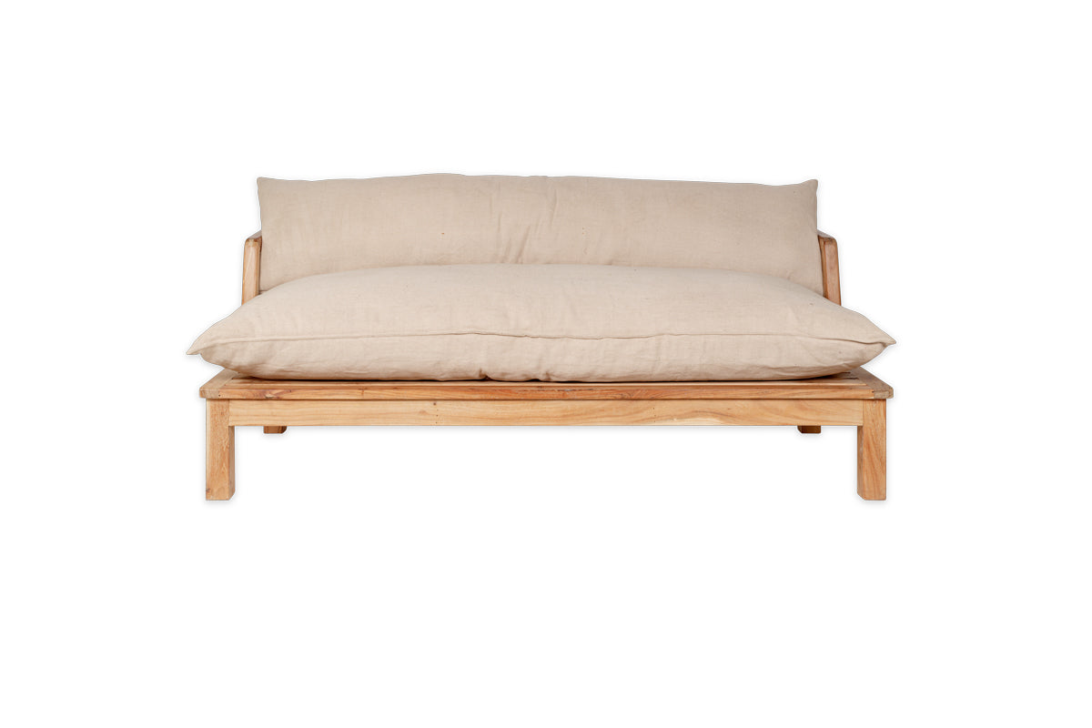 Sadhi Mango Wood Outdoor Sofa-Trade nkuku