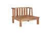 Sadhi Mango Wood Outdoor Love Seat - Natural-Trade nkuku