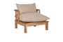 Sadhi Mango Wood Outdoor Love Seat - Natural-Trade nkuku