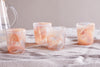 Shirali Marble Swirl Tumbler - Apricot (Set of 4)-Trade nkuku