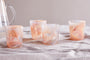 Shirali Marble Swirl Tumbler - Apricot (Set of 4)-Trade nkuku