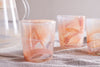 Shirali Marble Swirl Tumbler - Apricot (Set of 4)-Trade nkuku