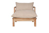 Sadhi Acacia Wood Outdoor Love Seat - Natural