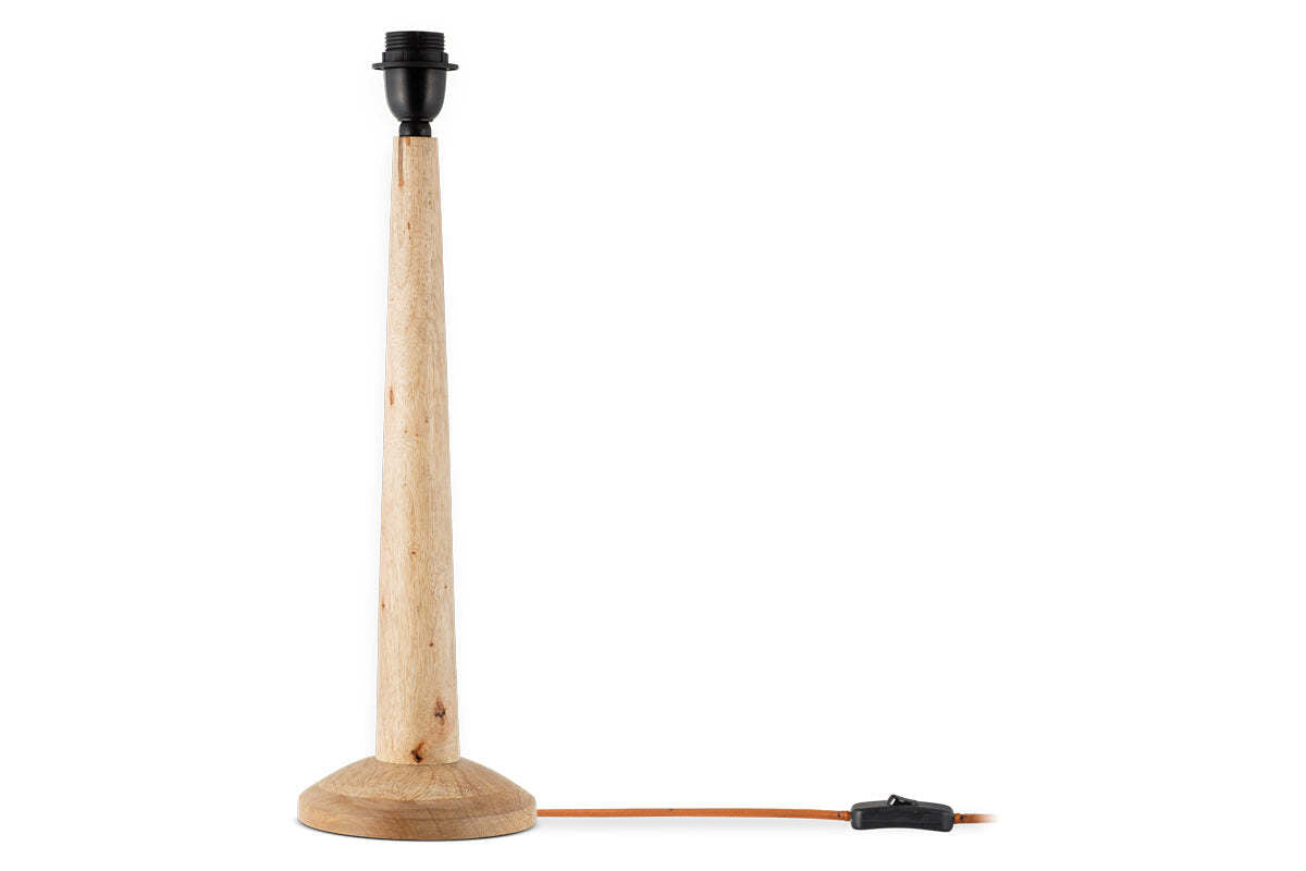 Sahar Mango Wood Table Lamp - Natural