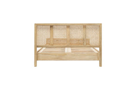 Saharsa Cane & Mango Wood Bed