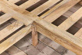 Saharsa Cane & Mango Wood Bed
